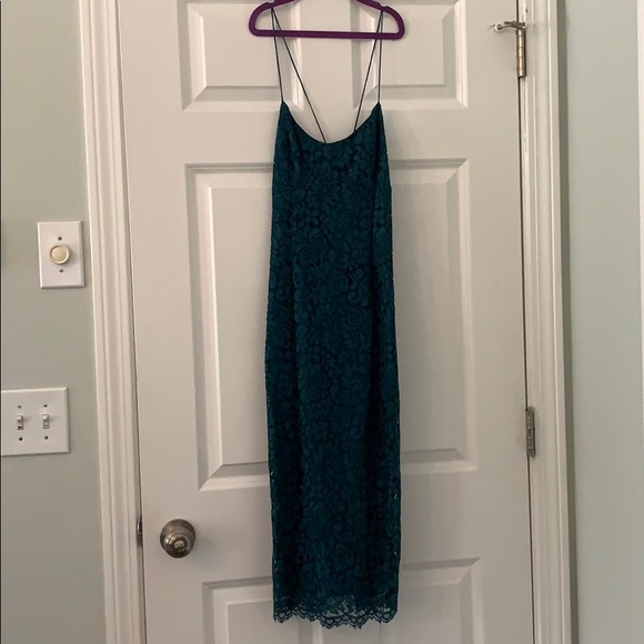 Kimchi Blue green lace dress